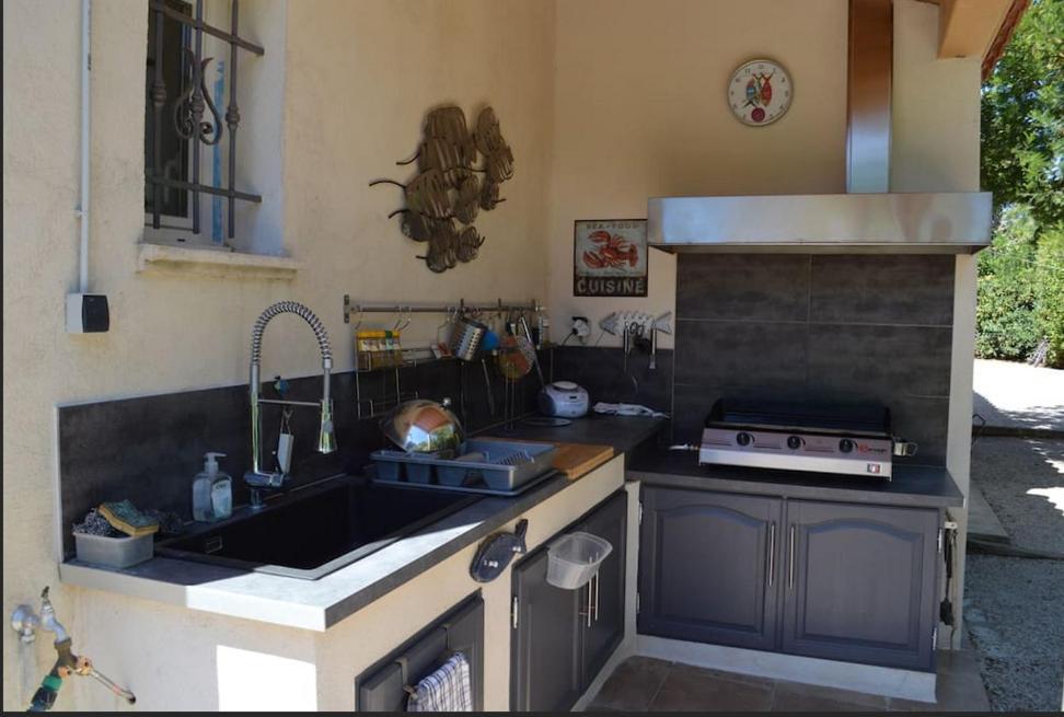 Chambrestudio Bord De Mer, Piscine Six-Fours-les-Plages Exterior foto